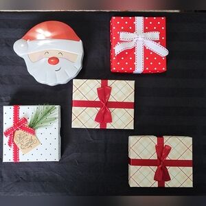 Amazon Christmas Lot of 5 Festive Gift Card Holders